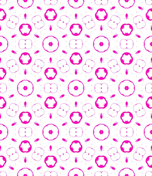 분홍빛이 도는 원 매끄러운 패턴. 손으로 그린 물 — 스톡 사진
