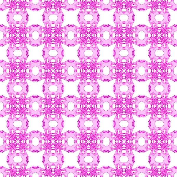 Rosa geometrisches nahtloses Muster. Handgezeichnetes Wasser — Stockfoto