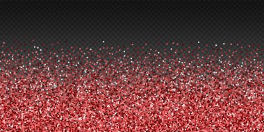 Kırmızı altın parıltılı lüks konfeti. Scatte