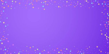 Şenlikli konfeti. Kutlama yıldızları. Renkli yıldız