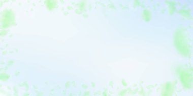 Yeşil çiçek yaprakları dökülüyor. Değerli Romanti.