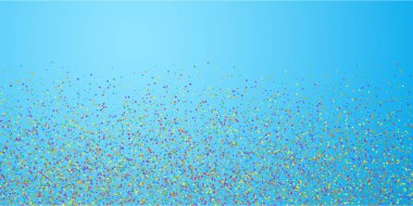 Şenlikli konfeti. Kutlama yıldızları. Renkli konfeksiyon