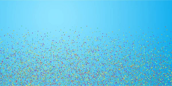 Şenlikli konfeti. Kutlama yıldızları. Renkli konfeksiyon