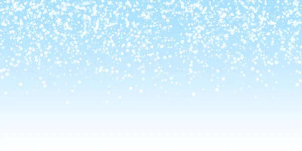 Beautiful falling snow Christmas background. Subtl — Stock Vector