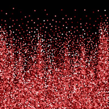 Kırmızı altın parıltılı lüks konfeti. Scatte