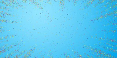 Şenlikli konfeti. Kutlama yıldızları. Renkli konfeksiyon