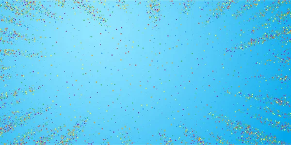 Confete festivo. Estrelas de celebração. Conf colorido — Vetor de Stock