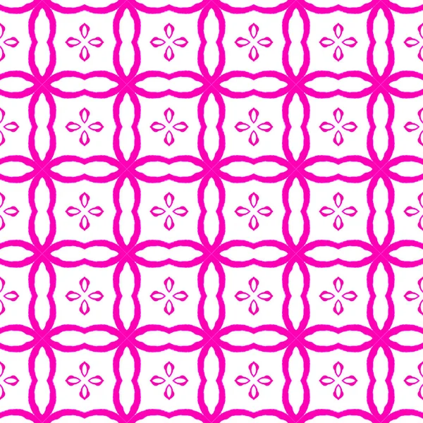 Roze heldere cirkels naadloze patroon. Hand getrokken w — Stockfoto