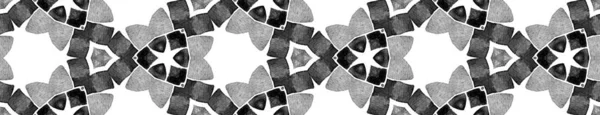 ग्रे काळा आणि पांढरा व्हिंटेज कॅलेडोस्कोप अखंड — स्टॉक फोटो, इमेज