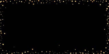 Nadir bulunan altın konfeti konfeti konfetisi. Kare