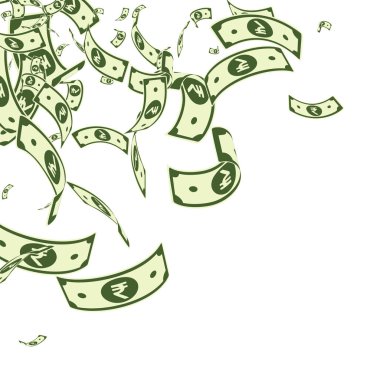 Hindistan rupisi düşüyor. Dağınık INR faturaları