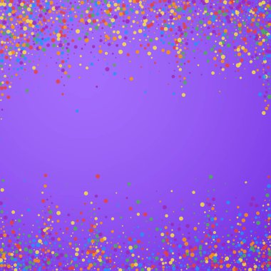 Şenlikli konfeti. Kutlama yıldızları. Neşeli bir şenlik