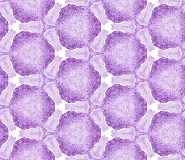 Purple spring geometry seamless pattern. Hand draw