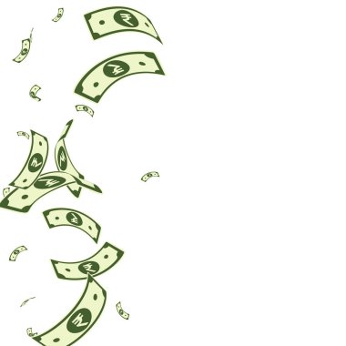Hindistan rupisi düşüyor. Rastgele INR faturaları