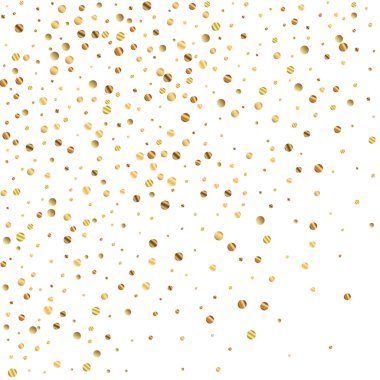 Nadir bulunan altın konfeti konfeti konfetisi. Kare