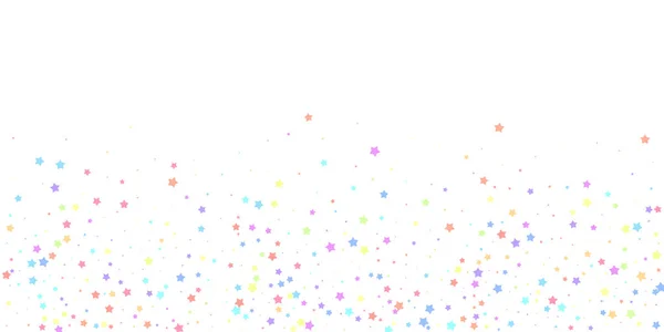 Confeti festivo. Estrellas de celebración. Estrella colorida — Vector de stock