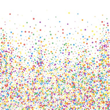 Şenlikli konfeti. Kutlama yıldızları. Neşeli bir şenlik