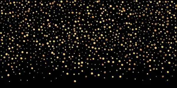 Sparse confeti de oro de lujo confeti espumoso. Sc — Archivo Imágenes Vectoriales