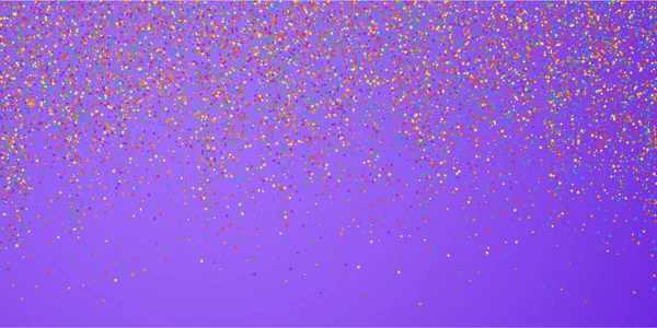 Festive confetti. Celebration stars. Colorful conf — Stock Vector