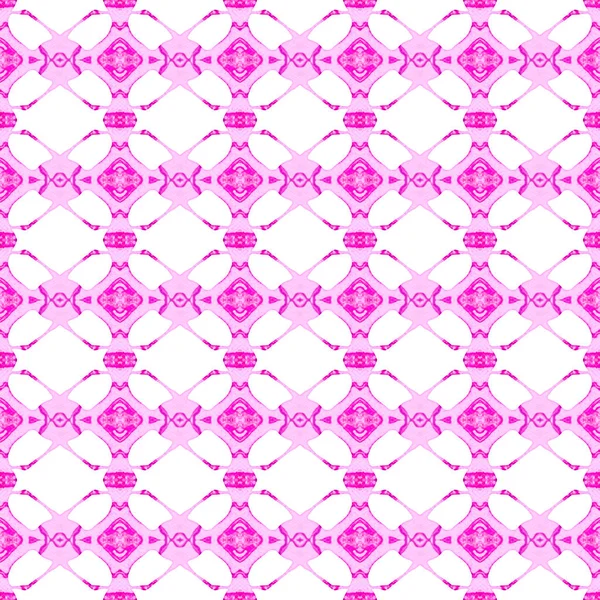 Рожевий геометричний безшовний візерунок. Рука намальована — стокове фото