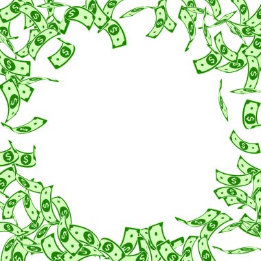 Amerikan dolarları düşüyor. Yüzen Amerikan doları. 