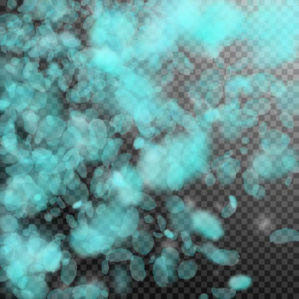 Turkuaz çiçek yaprakları dökülüyor. Süper Romalı