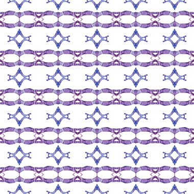 Kırmızı mavi geometrik Dikişsiz desen. El çizilmiş WA