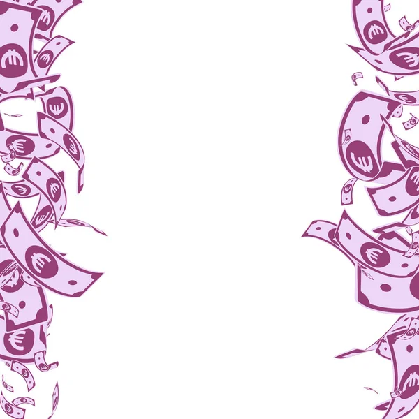 Avrupa Birliği Euro notları düşüyor. Kirli EUR faturaları