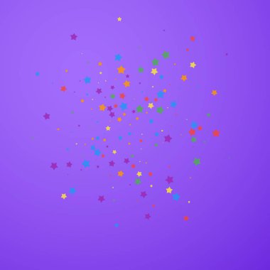 Şenlikli konfeti. Kutlama yıldızları. Neşeli yıldızlar 