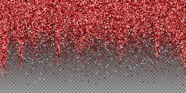 Red gold glitter luxury sparkling confetti. Scatte — Stock Vector