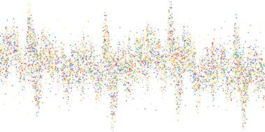 Şenlikli konfeti. Kutlama yıldızları. Renkli konfeksiyon