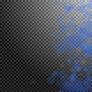 Koyu mavi çiçek yaprakları düşüyor. Olağanüstü 