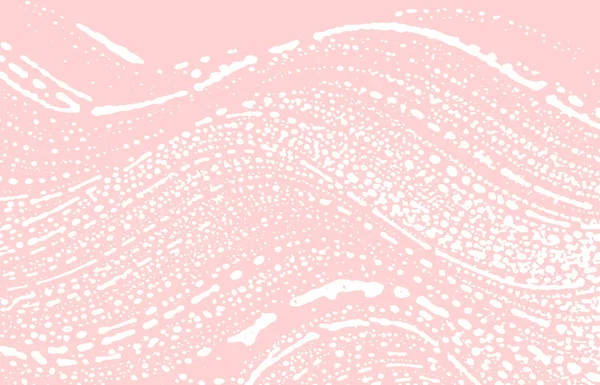 Textura grunge. Traço áspero rosa angustiante. Gorgeou. — Vetor de Stock