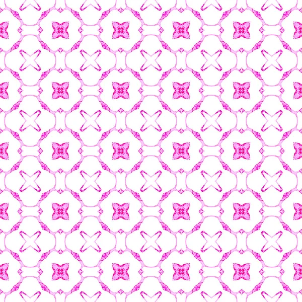 Rosa geometriska seamless mönster. — Stockfoto