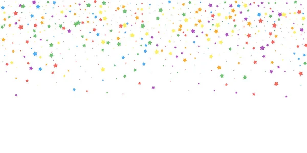 Festive confetti. Celebration stars. — Stock Vector