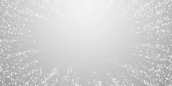 Random white dots Christmas background. — Stock Vector