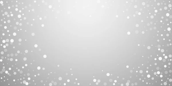 크리스마스 배경에 하얀 점이 있습니다. 날으는 정교 한 정어리 — 스톡 벡터