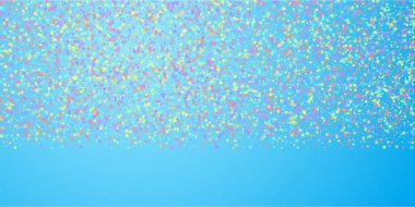 Şenlikli konfeti. Kutlama yıldızları. Renkli yıldız