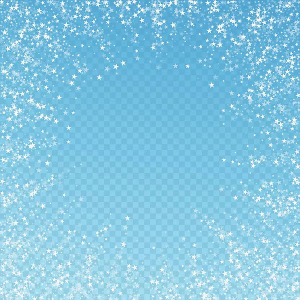 Increíble caída estrellas fondo de Navidad. Sutil — Vector de stock