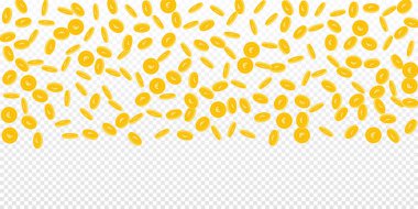 Avrupa Birliği Euro sikkeleri düşüyor. Dağınık yedekler