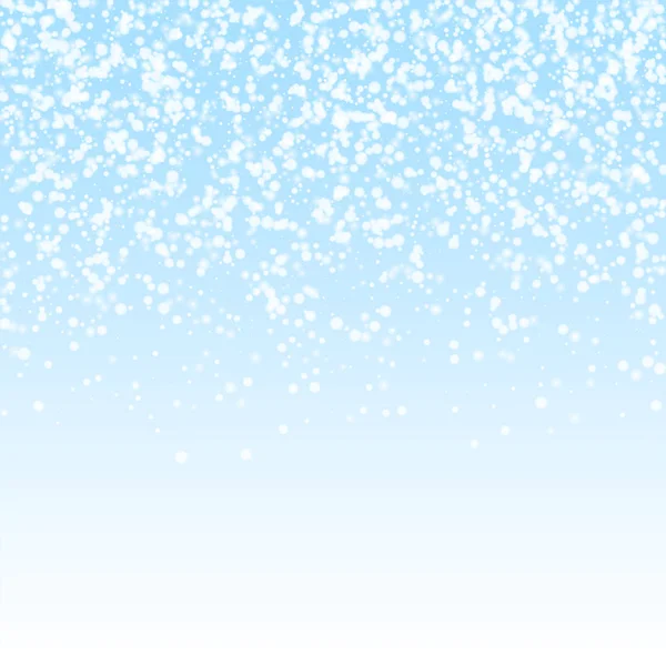 Fantastisk fallande snö jul bakgrund. Subtila — Stock vektor