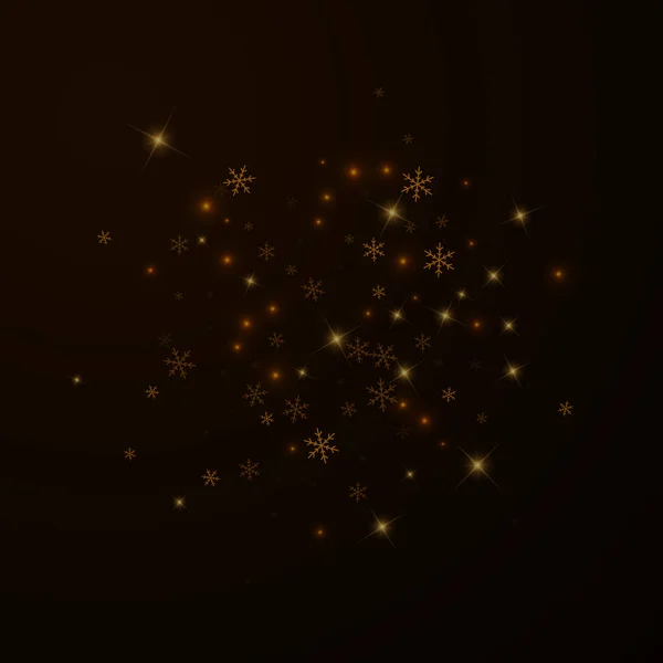 Sparsam stjärnsnö Julöverdrag. Julafton — Stock vektor