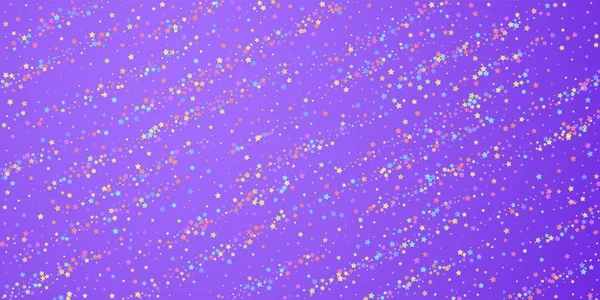 Şenlikli konfeti. Kutlama yıldızları. Renkli yıldız — Stok Vektör