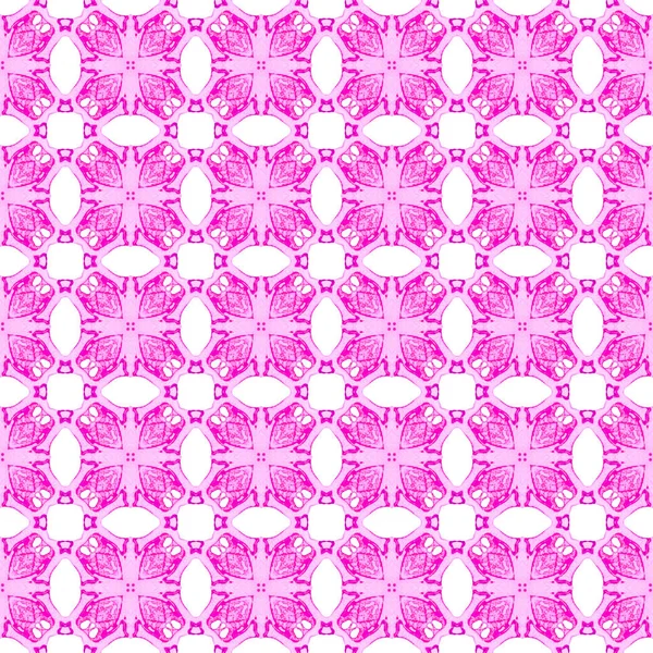 Růžový geometrický vzor. Vodní tažené — Stock fotografie