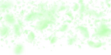 Yeşil çiçek yaprakları dökülüyor. Olumlu romantizm