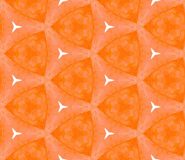 Orange Spring Allover nahtloses Muster. Handgezeichnet — Stockfoto