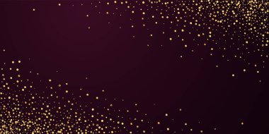 Altın konfeti konfeti konfetisi. Dağınık