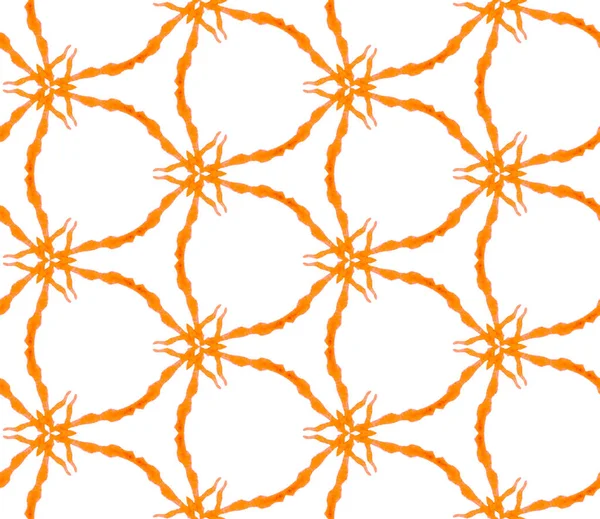 Oranžový geometrický listoví. Ruka Dr — Stock fotografie