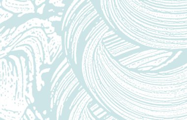 Grunge dokusu. Üzücü mavi iz. Tuhaf.