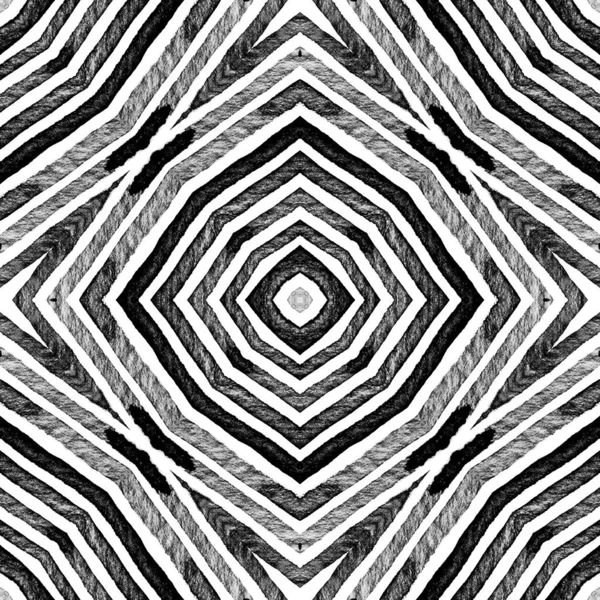 Siyah ve beyaz Geometrik Suluboya. Dazzlin